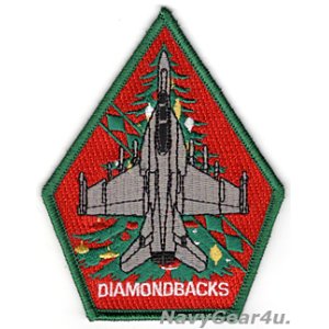 画像: VFA-102 DIAMONDBACKS F/A-18F HOLIDAYショルダーパッチ（ベルクロ有無）