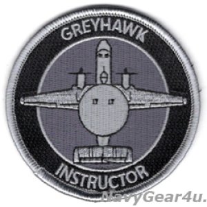 画像: VAW-120 GREYHAWKS E-2C/D INSTRUCTOR（教官用）ショルダーバレットパッチ（ベルクロ有無）