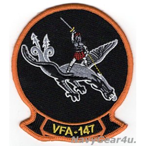 画像: VFA-147 ARGONAUTS THROWBACK部隊パッチ（ベルクロ有無）