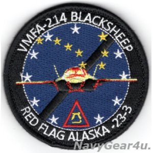 画像: VMFA-214 BLACK SHEEP RED FLAG ALASKA 23-2参加記念パッチ（ベルクロ付き）