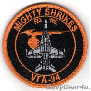 画像: VFA-94 MIGHTY SHRIKES F/A-18Eショルダーバレットパッチ（ベルクロ付き）