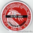 画像1: VAQ-130 ZAPPERS "ZAPPER12"追悼記念パッチ（ベルクロ付き）/ステッカー付き