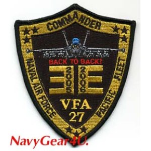 画像: VFA-27 ROYAL MACES 2005-06バトルEアワード連続受賞記念パッチ