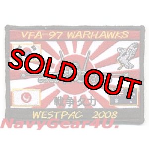 画像: VFA-97 WARHAWKS MAG-12岩国UDP WESTPAC 2008記念パッチ