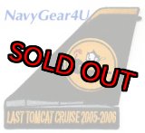 画像: VF-31 TOMCATTERS LAST TOMCAT CRUISE 2005-2006記念パッチ