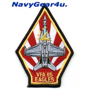 画像: VFA-115 EAGLES F/A-18Eショルダーパッチ（FDNF Ver./ベルクロ有無）