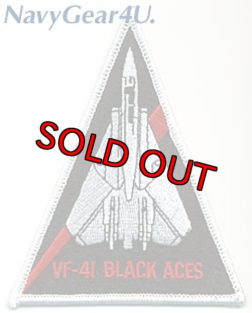 画像1: VF-41 BLACK ACES ショルダートライアングルパッチ