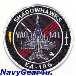 画像1: VAQ-141 SHADOWHAWKS EA-18Gショルダーバレットパッチ