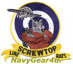 画像1: VAW-123 SCREWTOPS LINE RATSパッチ