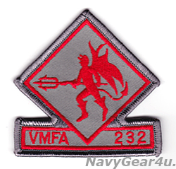 画像1: VMFA-232 RED DEVILS部隊パッチ（ベルクロ有無）