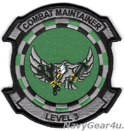 画像1: VFA-195 DMBUSTERS COMBAT MAINTAINER "LEVEL3"パッチ（ベルクロ有無）