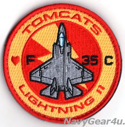 画像1: VMFA-311 TOMCATS F-35Cショルダーバレットパッチ（ベルクロ付き）